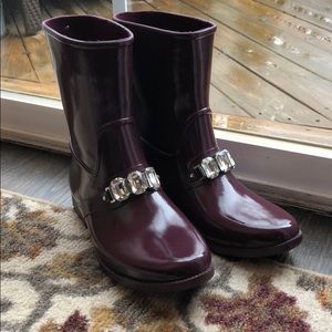 Short Michael Kors rain boots